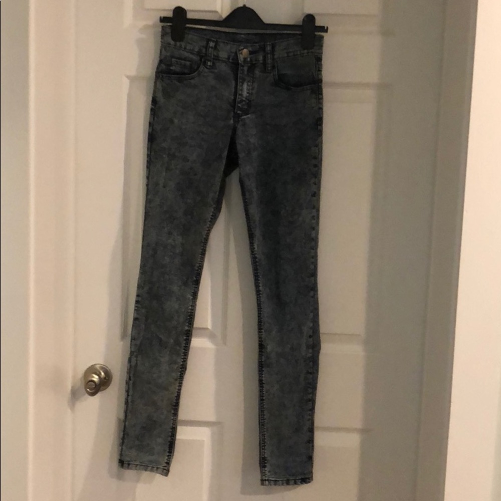 Cheap Monday acid wash skinny jeans size 27